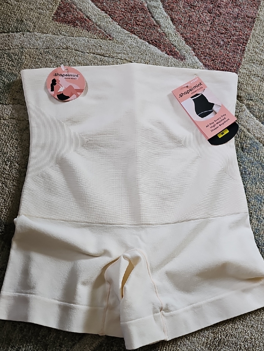 Shapermint Essentials All Day Every Day High-Wasited Boyshort, Size Med. NWT's